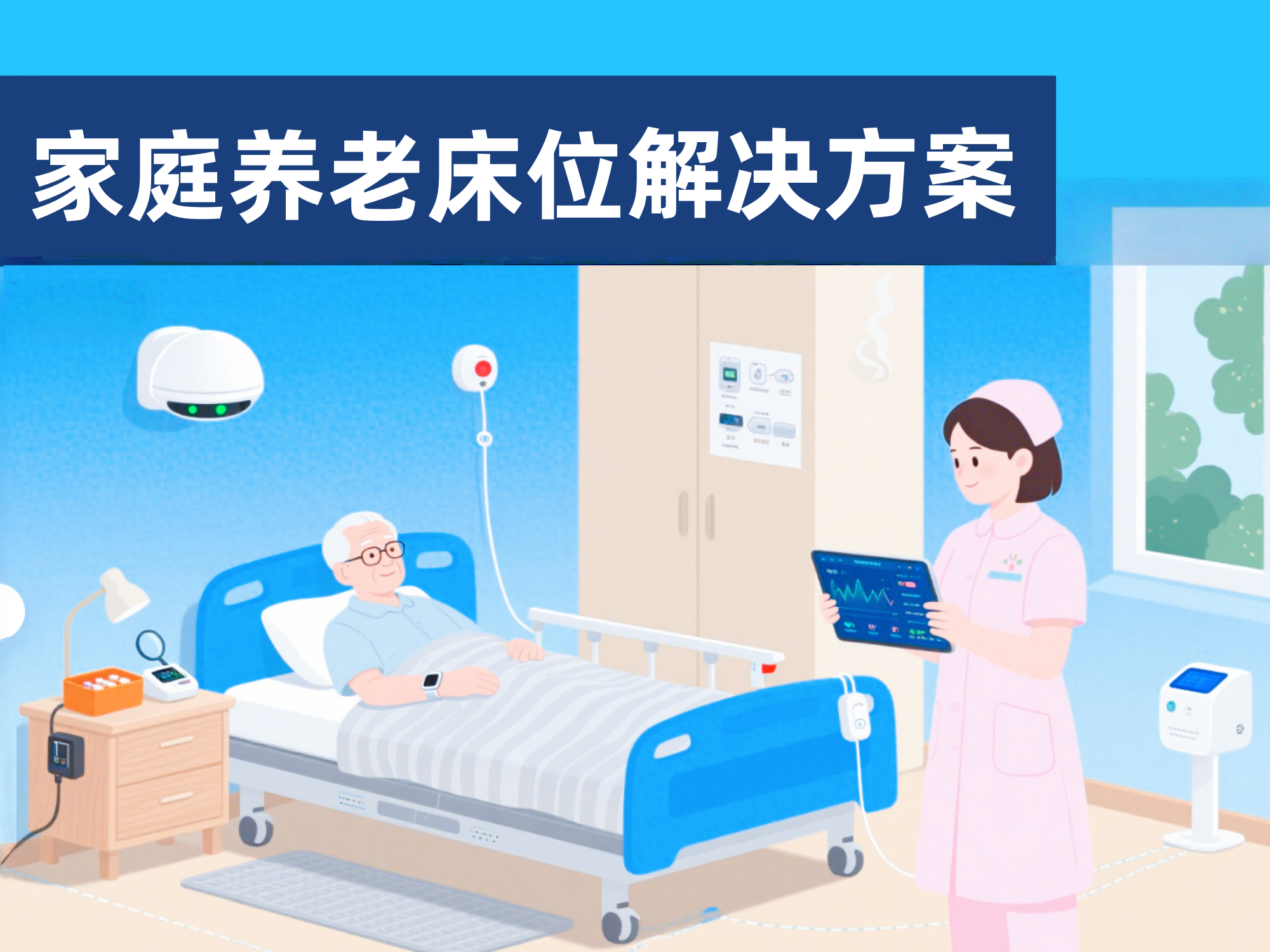 數字化家庭養老床位
